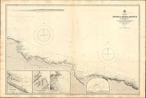 Mapa Admiralicji 244: Derna do Mersa Matruh
