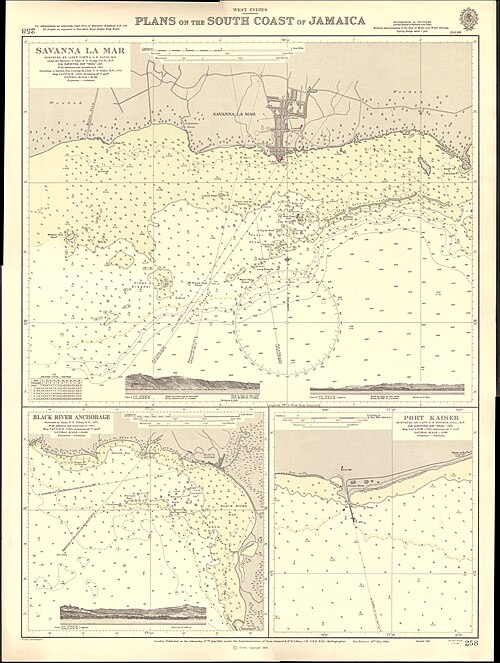 Mapa Admiralicji nr 258
