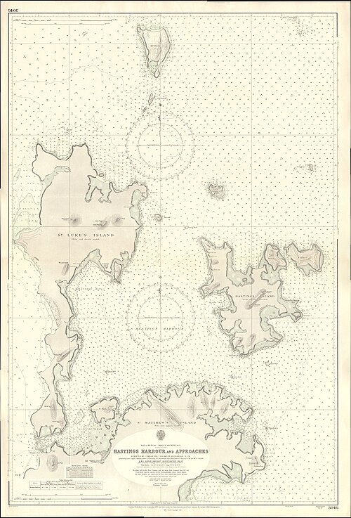 Mapa admiralicji 3046 - Zatoka Bengalska, 1961