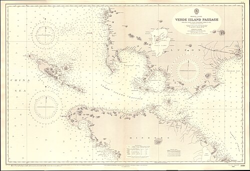 Admiralty Chart nr 3816 - Przejście Verde Island