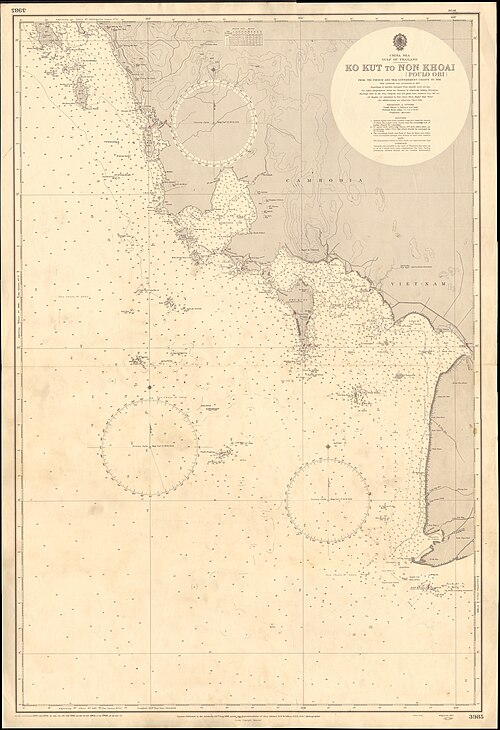 Mapa Admiralicji nr 3985