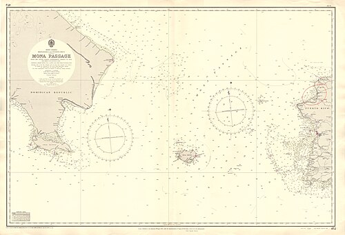 Admiralty Chart nr 472 - Przesmyk Mona