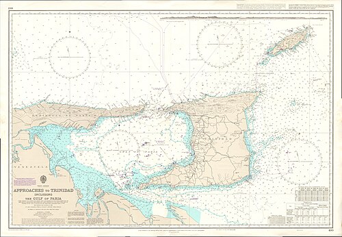 Mapa Admiralicji dostęp do Trinidad