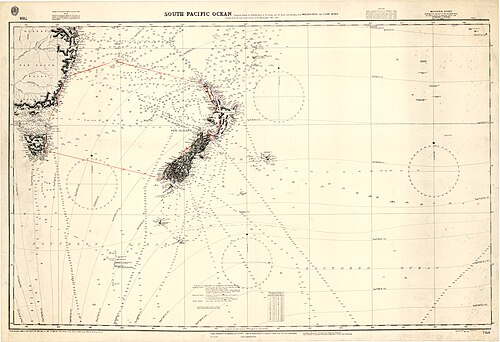 Mapa Admiralty Nr. 788, arkusz zachodni