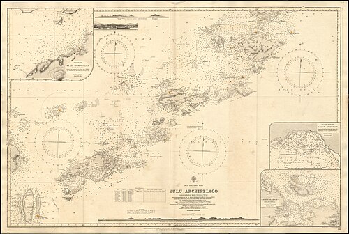 Admiralty Chart nr 928 - Archipelag Sulu