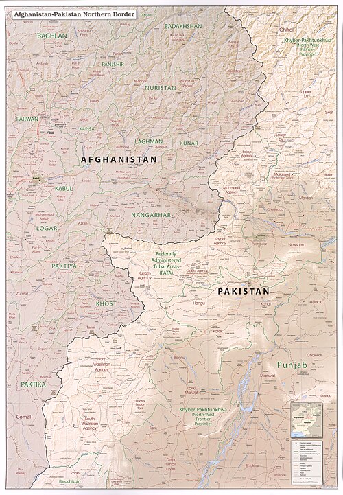 Północna granica Afganistanu i Pakistanu
