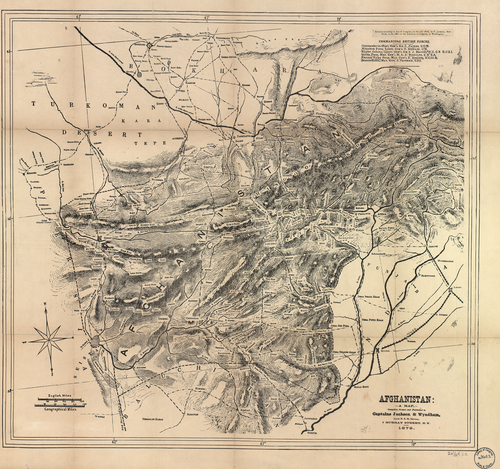 Mapa Afganistanu