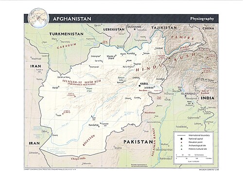 Afganistan - Fizyografia
