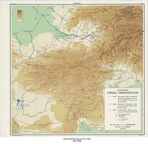 Afganistan - Teren i Transport