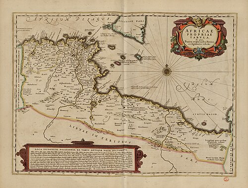 Africae propriae tabula - Królestwa fenickie