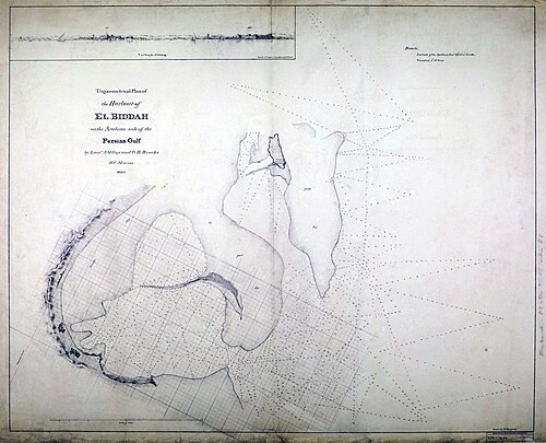 Plan trygonometryczny Al Bidda 1823