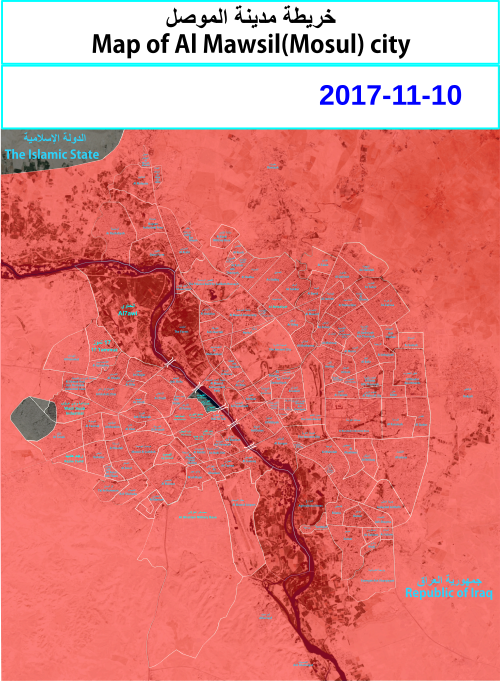 Mapa Mosulu