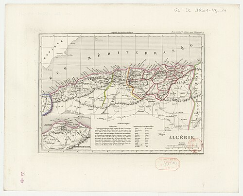 Algieria - S. Jacobs wg. mapy