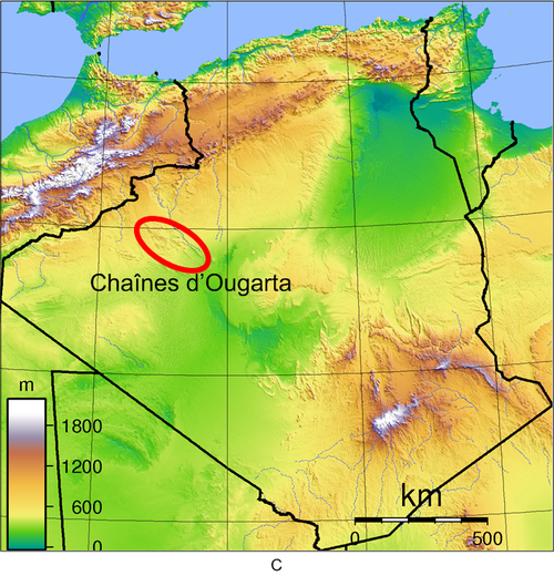 Algieria Chaines Ougarta