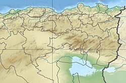 Północno-wschodnia Algieria - Mapa lokalizacji