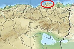 Północno-wschodnia Algieria - Rzeźba Massif Collo