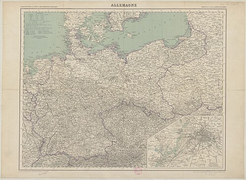 Niemcy. Atlas Uniwersalny Vivien de Saint-Martin