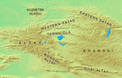 Mapa Ałtaju-Sajanu (przycięta)
