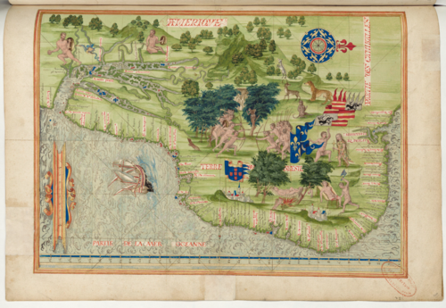 Ziemia Brazylii - Kosmografia 1555