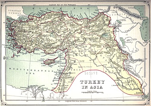 AmCyc Turcja w Azji - mapa