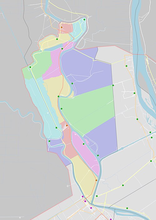 Mapa administracyjna powiatu An Phú