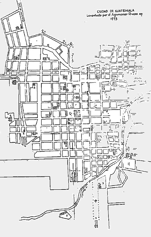 Mapa lokalizacji Antigua Guatemala