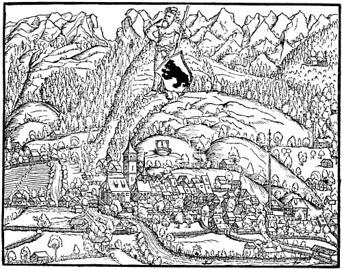 Appenzell - mapa historyczna