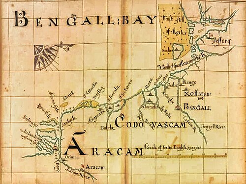Arakan w Zatoce Bengalskiej około 1690