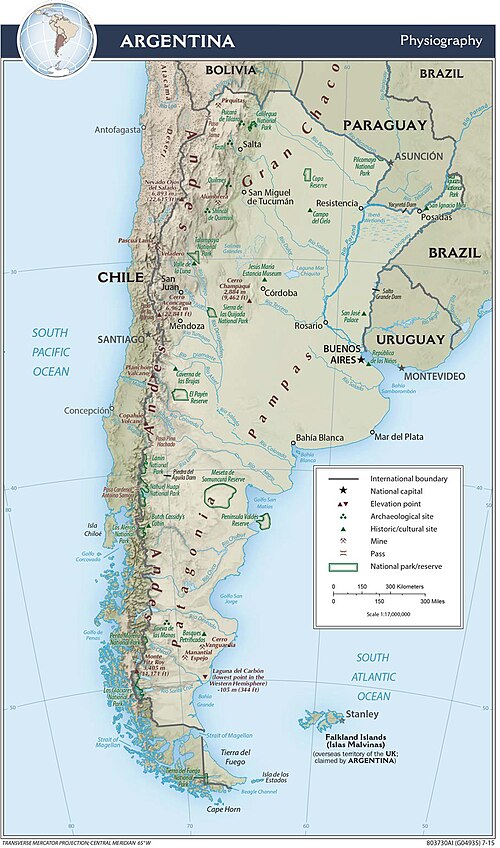 Fizjografia Argentyny