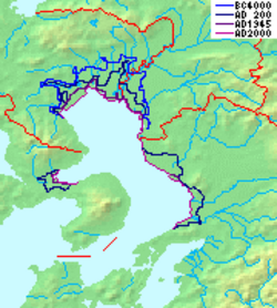 Linia brzegowa Zatoki Ariake