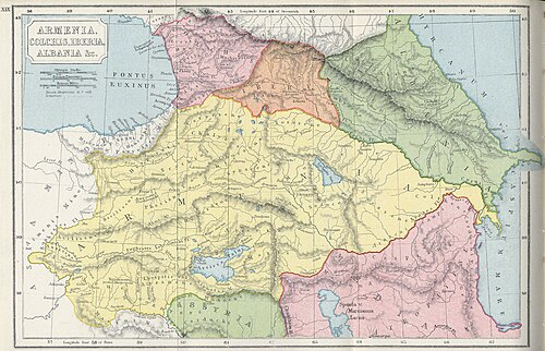 Armenia, Kolchida, Iberia, Albania itd.