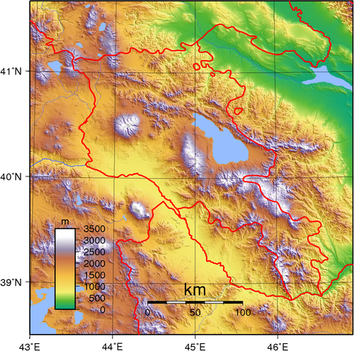Topografia Armenii