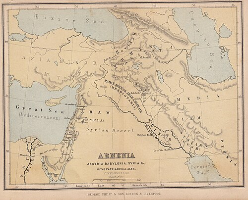 Armenia wg Williama Hughesa, 1871
