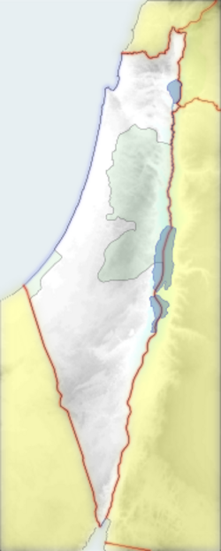 Mapa topograficzna Izraela