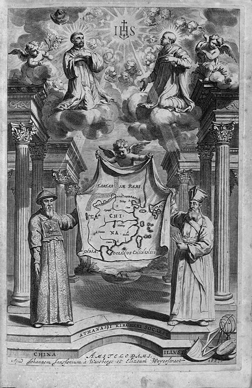 Atanazego Kirchera China monumentis (1667)