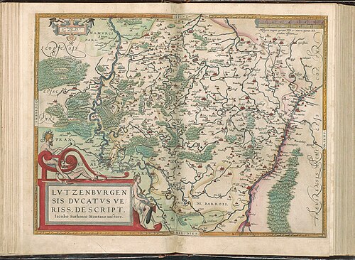 Atlas Orteliusa - Luksemburg