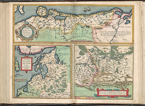 Atlas Ortelego - Mapa historyczna