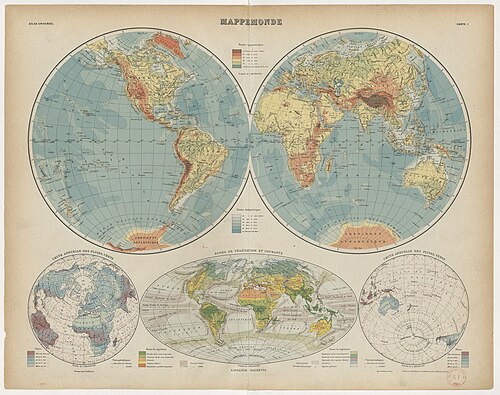 Atlas Universel de Geographie Construit d'après les sources oryginały i les dokumenty les plus réc