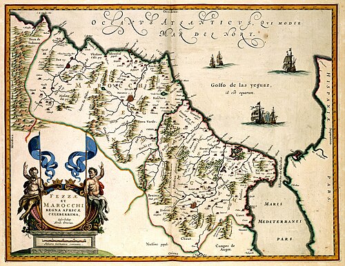 Atlas Van der Hagena Królestwo Fez