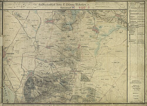 Arkusz pomiarowy 4657-3a Bisamberg