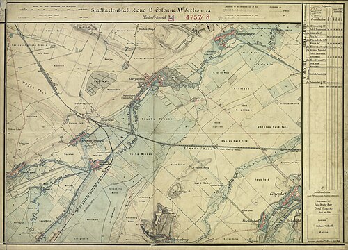Arkusz pomiarowy 4757-3d Ebergassing, Gramatneusiedl