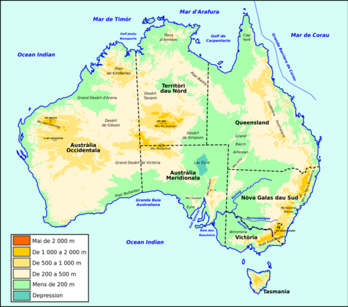 Australia - topografia