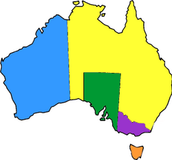 Australia numerowana 1851