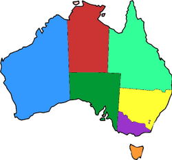 Australia numerowana 1911