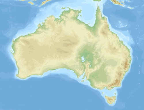 Australia wysoka rozdzielczość topografia