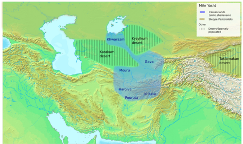 Geografia Awesty Mihr Jaszt