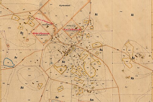 Mapa rozliczenia Dikanäs 1905