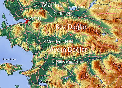 Góry Aydın - Boz Dagh