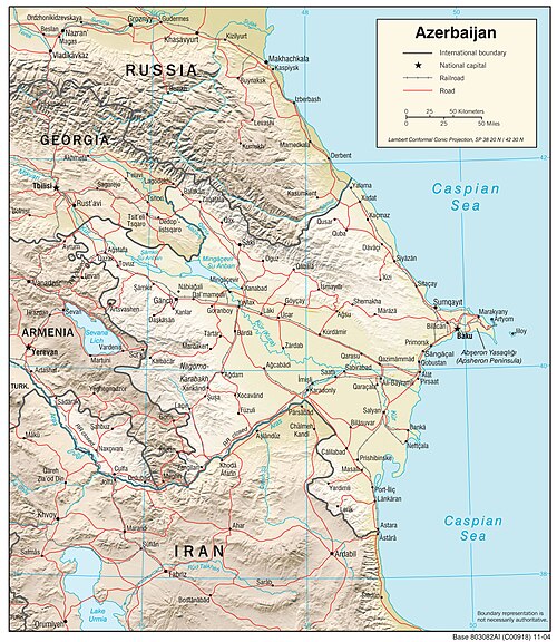 Fizjografia Azerbejdżanu