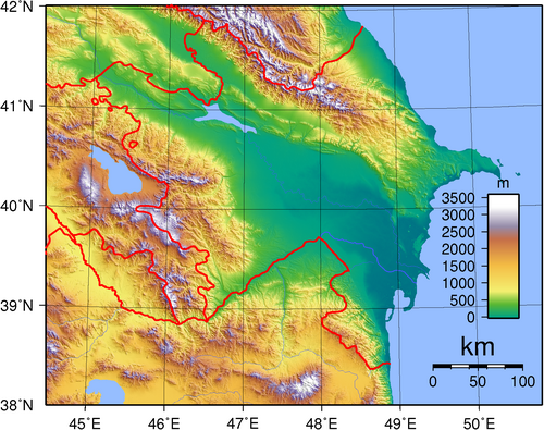 Topografia Azerbejdżanu